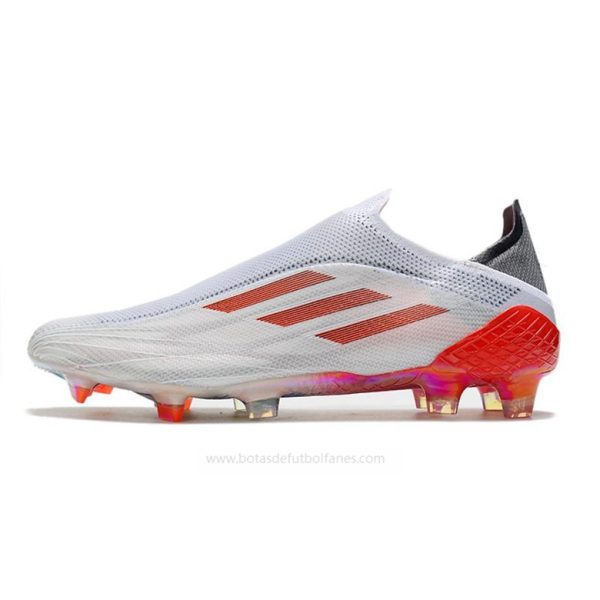 Adidas X Speedflow FG WhiteSpark Blanco Plata Rojo